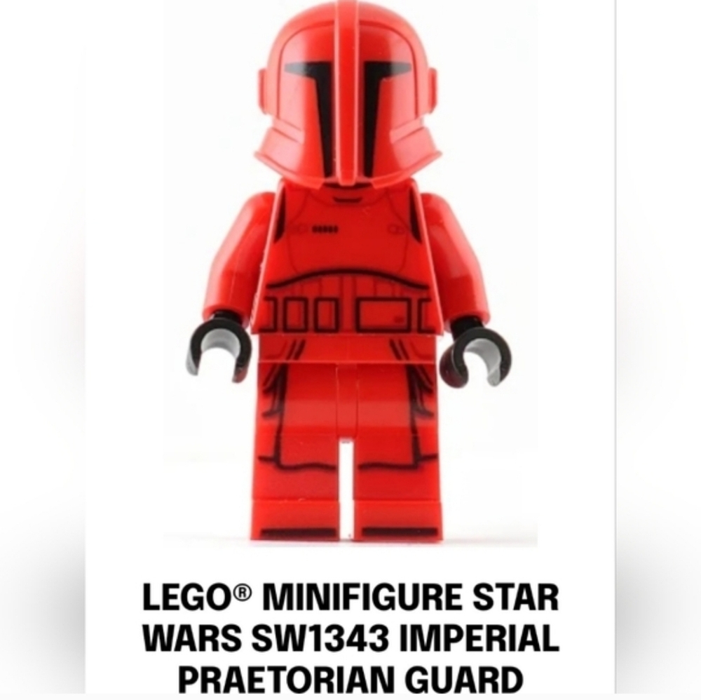 LEGO Star Wars Red Praetorian Guard Minifigure (New - Never Unassembled)